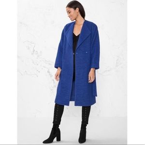 & Other Stories Cobalt Blue Wool Coat Size 6